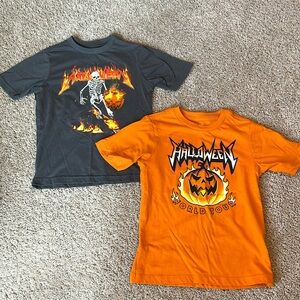 Boys Halloween t-shirts, set of 2 - size 4/5